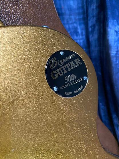 NEW ! 2024 Gibson Les Paul 50's Standard Bizarre Guitar 50th Anniversary Limited Edition All Gold Top, Back & Neck - Upgraded 57 Classic Pick-Ups - Speed Knobs - Titanium Saddles - Authorized Dealer - G03788 - 9.25 lbs