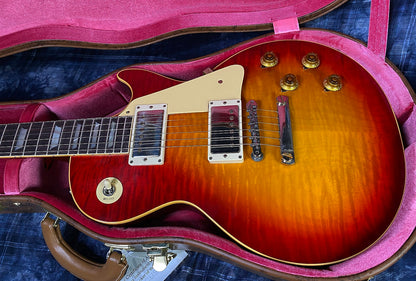 NEW ! 2024 Gibson Custom Shop 1959 Les Paul Factory Burst VOS - Authorized Dealer - Hand Picked Killer Curly Flame Top - 8.4lbs - G02778