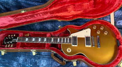 NEW ! 2024 Gibson Les Paul 50's Standard Bizarre Guitar 50th Anniversary Limited Edition All Gold Top, Back & Neck - Upgraded 57 Classic Pick-Ups - Speed Knobs - Titanium Saddles - Authorized Dealer - G03809 - Only 9.25 lbs!