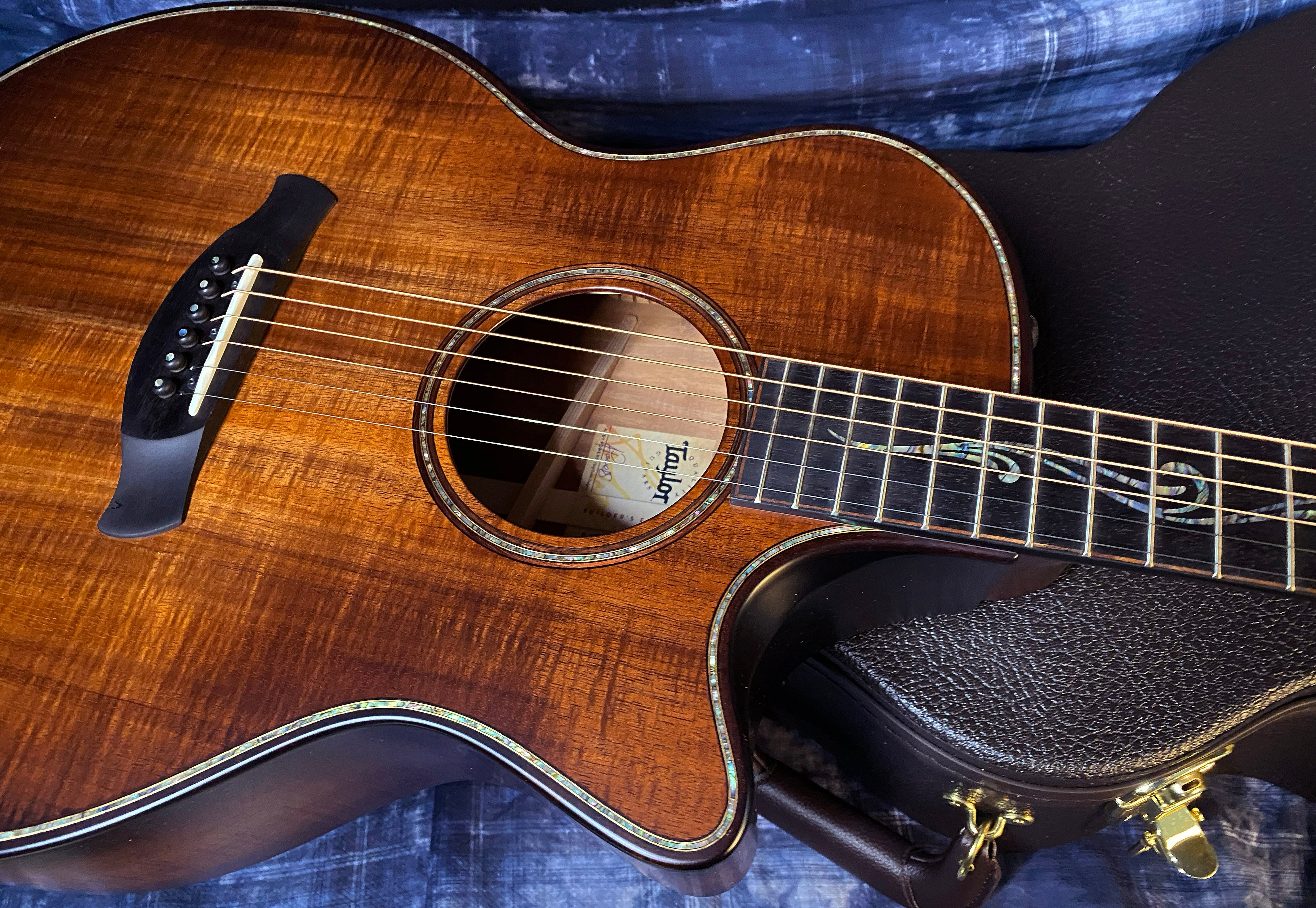 NEW! 2024 Taylor Builder's Edition K24ce Koa Top Back Sides V-Class - Authorized Dealer - 4.75lbs - G03246