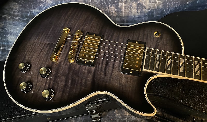 BRAND NEW ! 2024 Gibson Les Paul Supreme - Trans Ebony Burst - Authorized Dealer - 8.6lbs - G03765