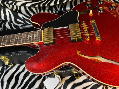 NEW! 2024 Gibson Custom Shop 1961 ES-335 Reissue - Red Sparkle VOS Finish - Custom Order Made 2 Measure - Limited Edition! - Authorized Dealer - 8lbs - In-Stock G02409