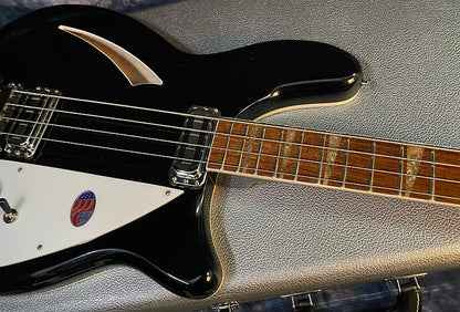 NEW ! 2024 Rickenbacker 4005V Jet Glo JG Jetglo Semi-Hollow Body Bass - Authorized Dealer - In-Stock! 9.45lbs - G03892