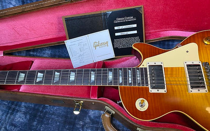 NEW! 2024 Gibson Custom Shop 1959 Les Paul Standard VOS - Sunrise Teaburst - Hand-Picked Top - Dealer Select - 8.5 lbs - Authorized Dealer - G04180