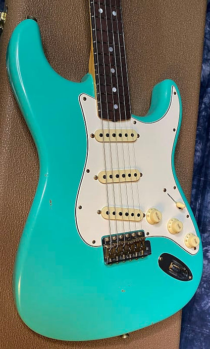 NEW! 2024 Fender Custom Shop S24 LTD L-Series ‘64 Stratocaster Journeyman - Aged Sea Foam Green - Authorized Dealer - 7.8lbs - G03921