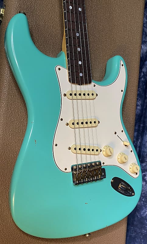 NEW! 2024 Fender Custom Shop S24 LTD L-Series ‘64 Stratocaster Journeyman - Aged Sea Foam Green - Authorized Dealer - 7.8lbs - G03921