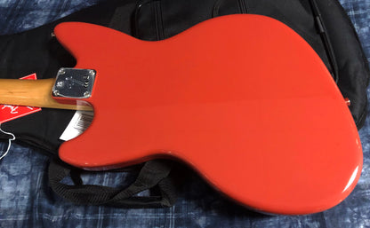 MINT! Fender Kurt Cobain Signature Jag-Stan Fiesta Red - Authorized Dealer - 7.6 lbs - SAVE BIG!