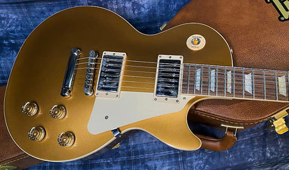 NEW ! 2024 Gibson Les Paul 50's Standard Bizarre Guitar 50th Anniversary Limited Edition All Gold Top, Back & Neck - Upgraded 57 Classic Pick-Ups - Speed Knobs - Titanium Saddles - Authorized Dealer - G03795 - 9.8 lbs