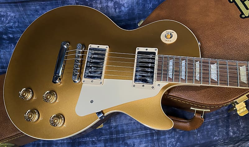 NEW ! 2024 Gibson Les Paul 50's Standard Bizarre Guitar 50th Anniversary Limited Edition All Gold Top, Back & Neck - Upgraded 57 Classic Pick-Ups - Speed Knobs - Titanium Saddles - Authorized Dealer - G03795 - 9.8 lbs