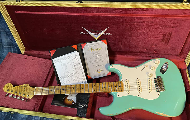 BRAND NEW! 2024 Fender Custom Shop Master Built Todd Krause MBTK - '57 Heavy Relic Stratocaster - Seafoam Green - Authorized Dealer - Only 7.2 lbs - G04060