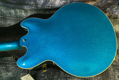 NEW! 2024 Gibson Custom Shop 1964 ES-335 VOS Reissue - Blue Sparkle - Authorized Dealer - 8.2 lbs - G03888