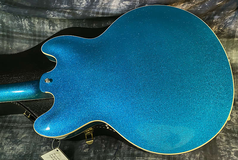 NEW! 2024 Gibson Custom Shop 1964 ES-335 VOS Reissue - Blue Sparkle - Authorized Dealer - 8.2 lbs - G03888