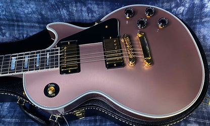 BRAND NEW! 2024 Gibson Dealer Select Custom Shop Les Paul Custom - Rose Gold Authorized Dealer - Only 9.4 lbs! - G03342