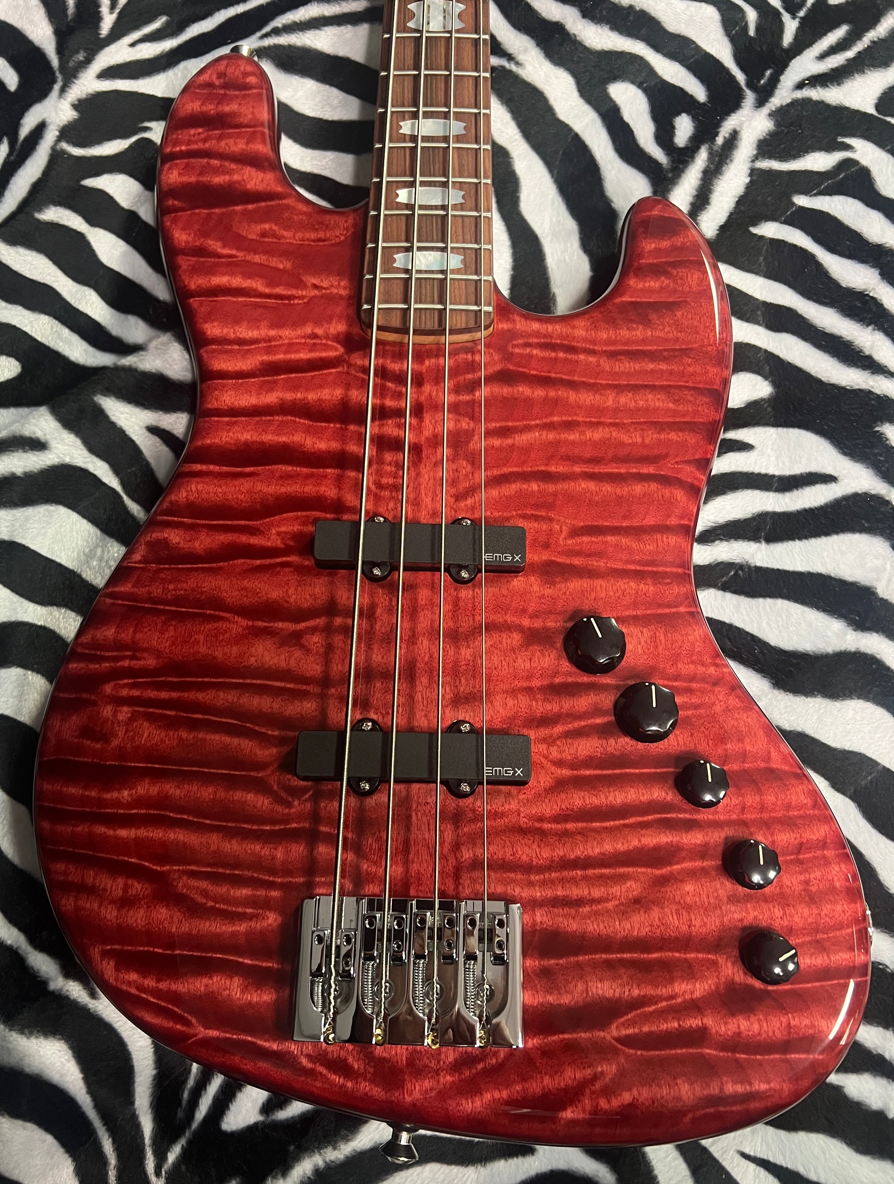 Spector Coda 4 USA Custom Shop - Wine Red - Authorized Dealer