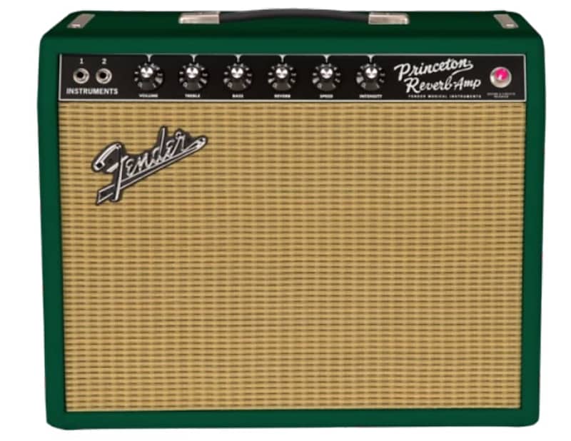 NEW! 2024 FSR Fender '65 Princeton Reverb Reissue 12-Watt 1x10" Guitar Combo - 12-65 Celestion Speaker - Green Tolex - Gold Grille - Super Limited! Authorized Dealer