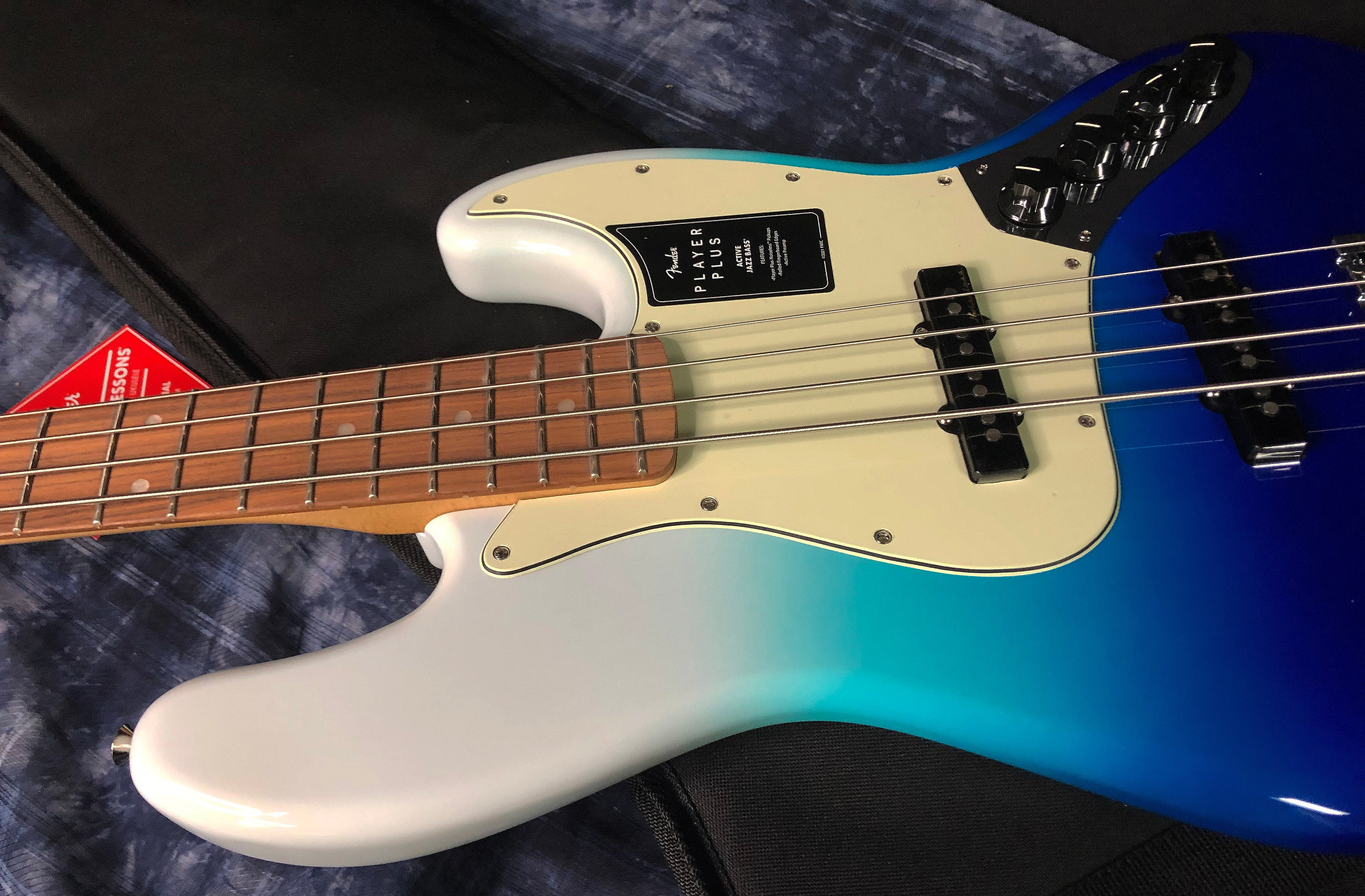 MINT! 2022 Fender Player Plus Active Jazz Bass - Belair Blue - Authorized Dealer - In-Stock! Gig Bag