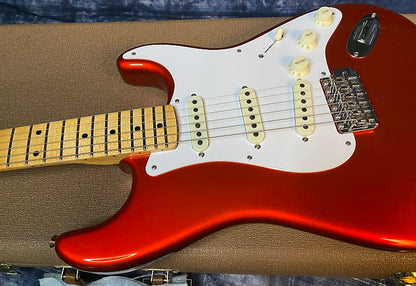 NEW ! 2024 Fender Custom Shop 1957 Stratocaster - Super Thin Lacquer Candy Tangerine TCP Finish - Poblano Pick Ups - Authorized Dealer - NOS - 7.8lbs - G03920