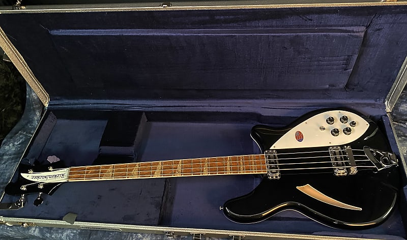 NEW ! 2024 Rickenbacker 4005V Jet Glo JG Jetglo Semi-Hollow Body Bass - Authorized Dealer - In-Stock! 9.45lbs - G03892