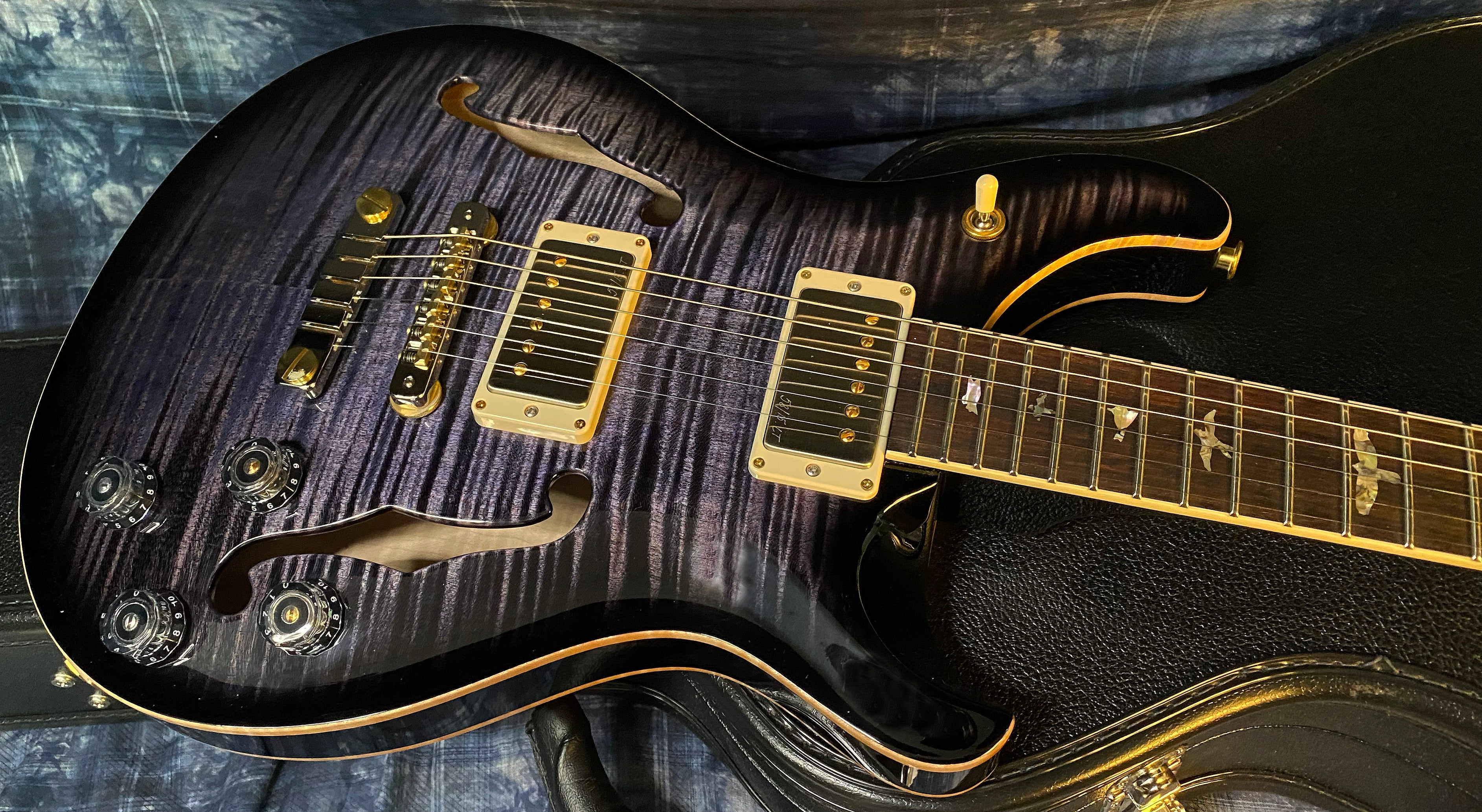 NEW ! 2024 Paul Reed Smith PRS McCarty 594 Hollowbody II 10-Top - Purple Mist - Only 5.65 lbs - Authorized Dealer - G03250