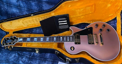 BRAND NEW! 2024 Gibson Dealer Select Custom Shop Les Paul Custom - Rose Gold Authorized Dealer - Only 9.4 lbs! - G03342