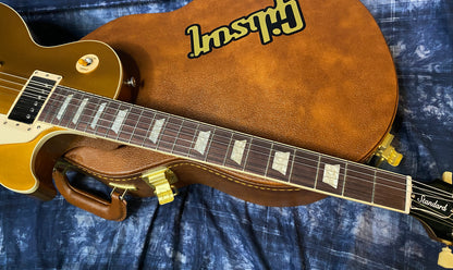 NEW ! 2024 Gibson Les Paul 50's Standard Bizarre Guitar 50th Anniversary Limited Edition All Gold Top, Back & Neck - Upgraded 57 Classic Pick-Ups - Speed Knobs - Titanium Saddles - Authorized Dealer - G03518 - 10.4lbs!