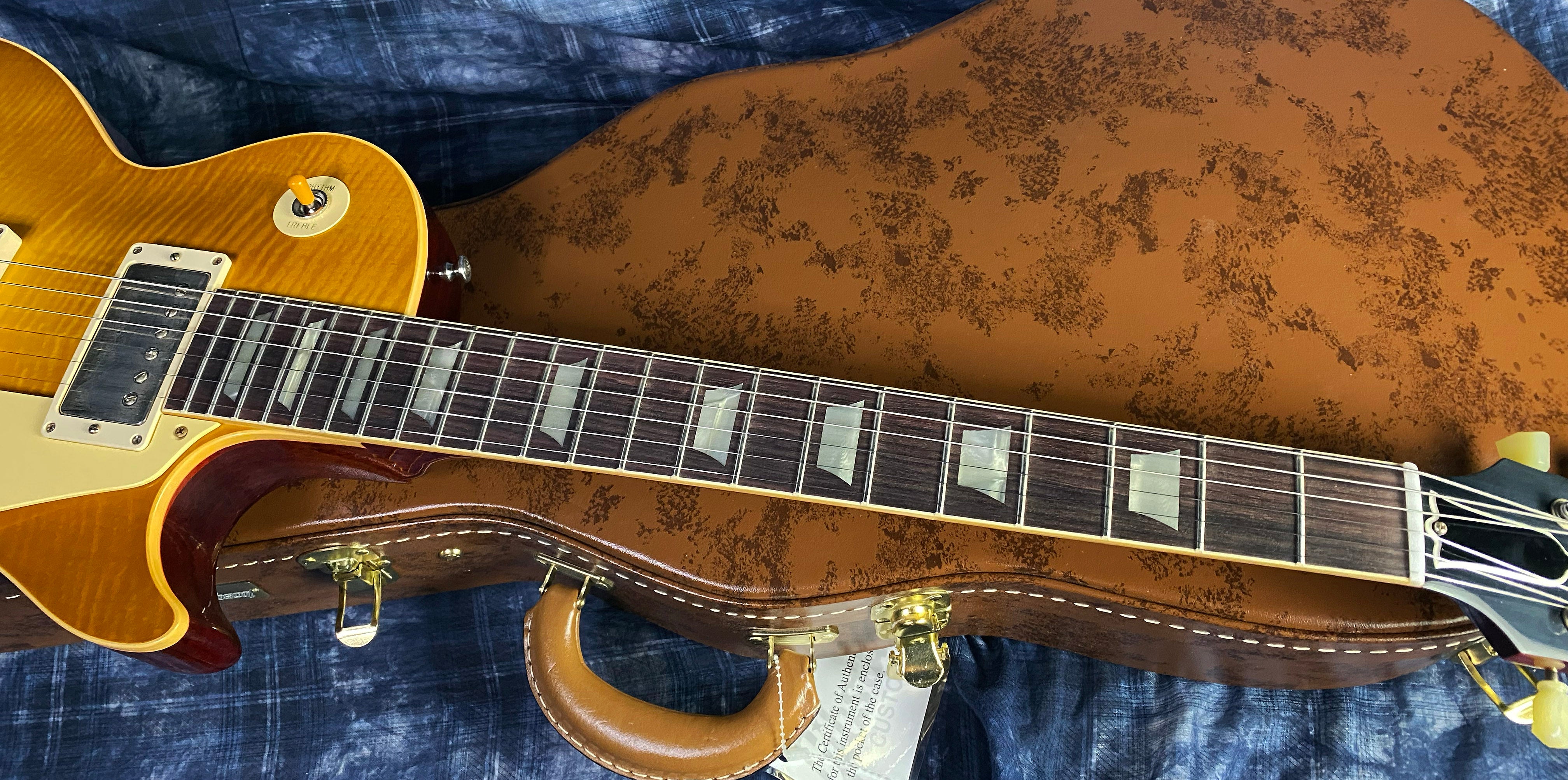 NEW! 2024 Gibson Custom Shop 1959 Les Paul - Dirty Lemon - Authorized Dealer - Hand Picked Killer Flame Top VOS - Only 8.5 lbs! - G03087