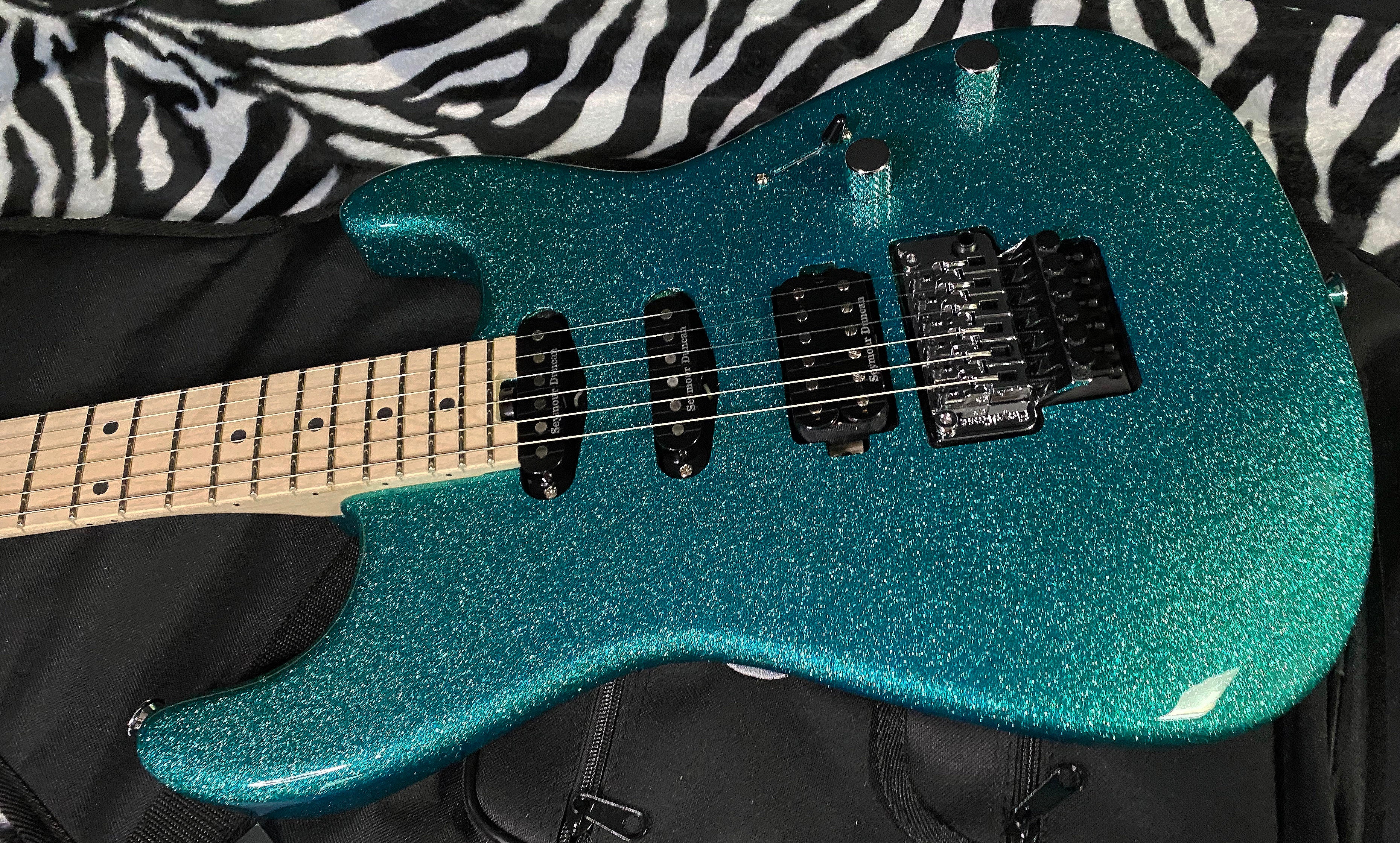 OPEN BOX 2023 Pro-Mod San Dimas Style 1 HSS FR M Limited Edition - Aqua Flake - Authorized Dealer - In-Stock! 8.2lbs - G01193 - SAVE BIG!