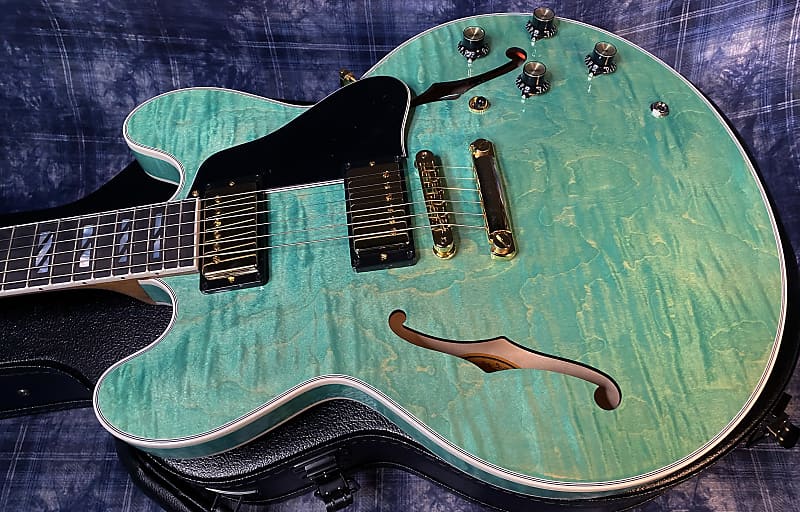 NEW ! 2024 Gibson ES Supreme - Seafoam Green - Authorized Dealer - 8.1 lbs - G04214