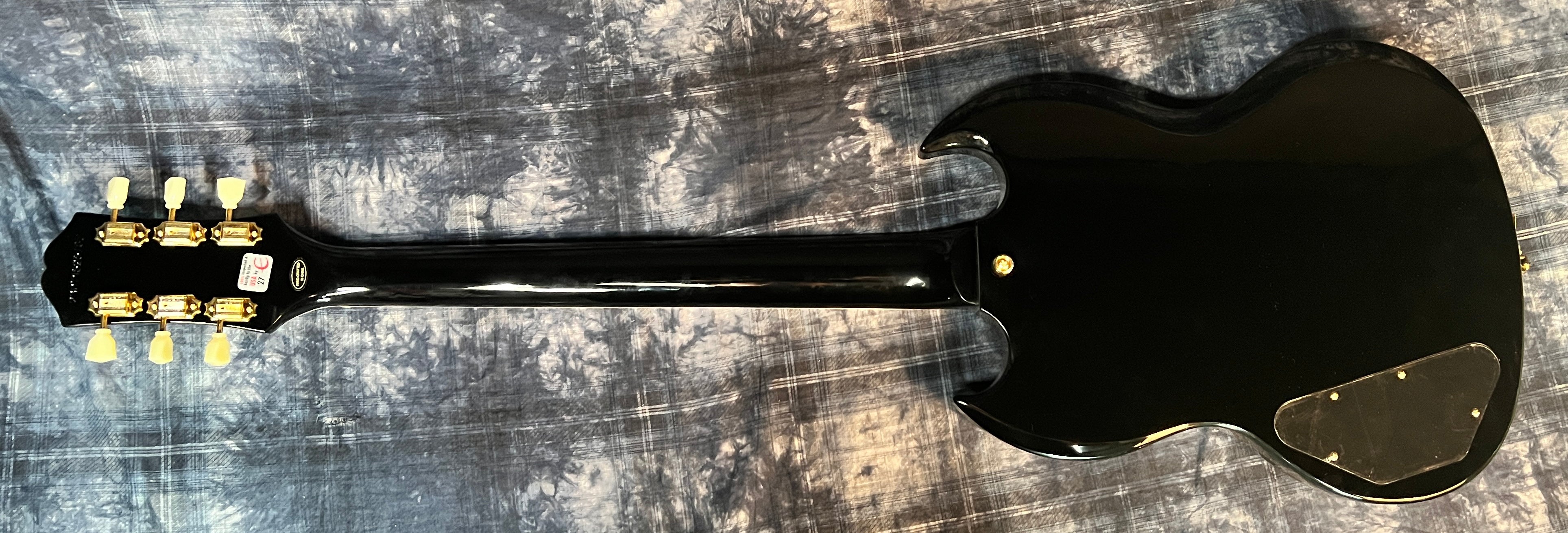 Epiphone SG Custom 2020 - Present - Ebony - G01664 - 6.8 lbs. Authorized Dealer