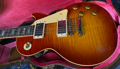 NEW! 2024 Gibson Custom Shop 1959 Les Paul Standard VOS - Sunrise Teaburst - Hand-Picked Top - Dealer Select - 9 lbs - Authorized Dealer - G03851