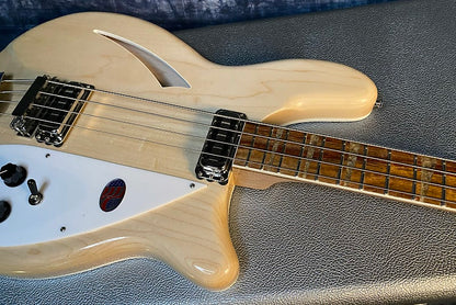 NEW ! 2024 Rickenbacker 4005V Maple Glo Mapleglo MG Semi-Hollow Body Bass - Authorized Dealer - In-Stock! 8.7 lbs G03969