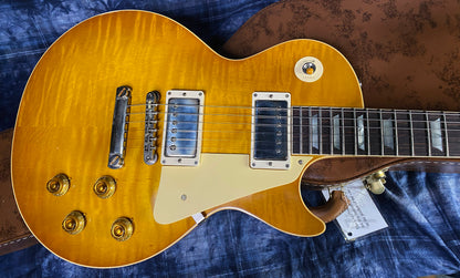 NEW! 2024 Gibson Custom 1959 Les Paul Standard Reissue Electric Guitar - Murphy Lab Light Aged Dirty Lemon - 8.45lbs - Authorized Dealer - G02765