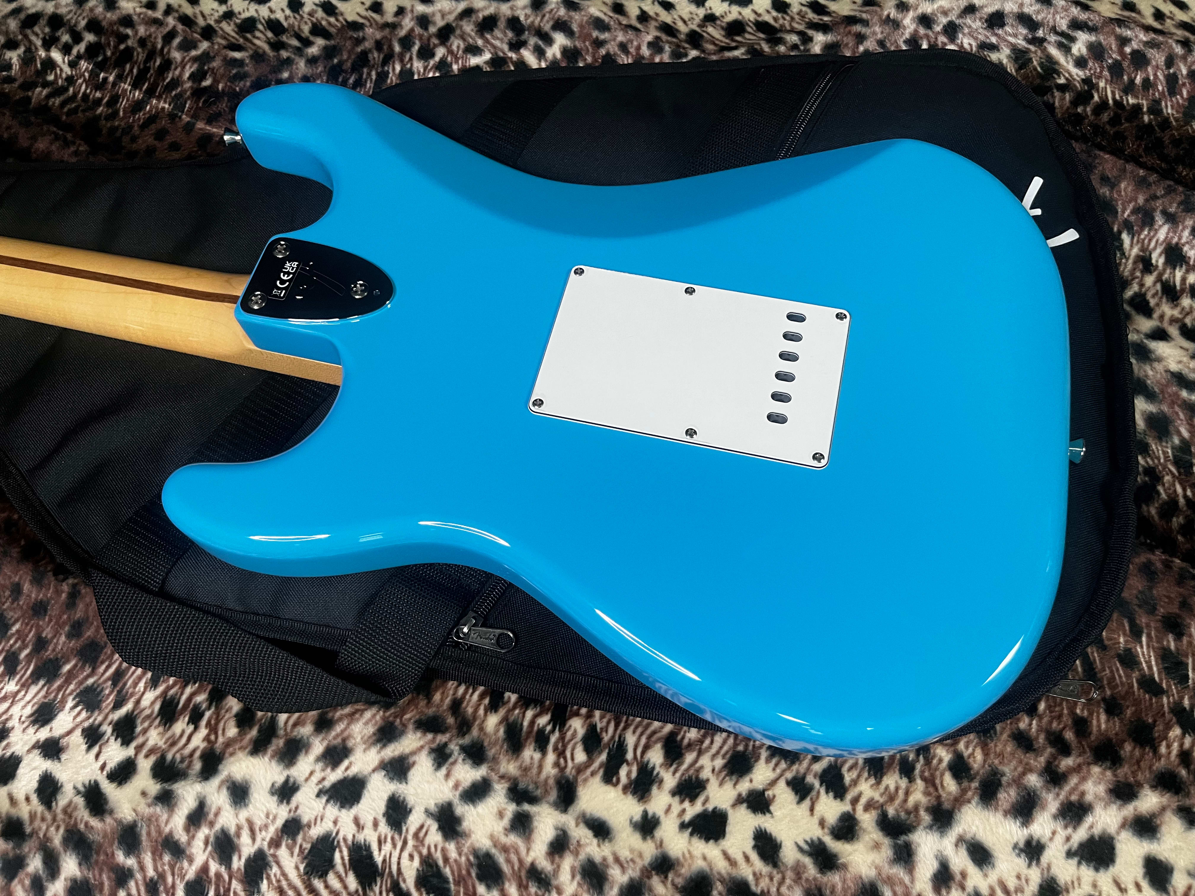 NEW! Fender Made in Japan Limited International Color Stratocaster - Maui Blue - Authorized Dealer - In-Stock! 7.35lbs SKU#G00328