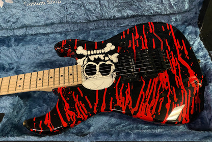 2023 Charvel Warren DeMartini USA Signature Blood and Skulls Graphic Authorized Dealer! 7.6 lbs - RATT N ROLL! SAVE!