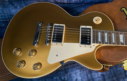 NEW ! 2024 Gibson Les Paul 50's Standard Bizarre Guitar 50th Anniversary Limited Edition All Gold Top, Back & Neck - Upgraded 57 Classic Pick-Ups - Speed Knobs - Titanium Saddles - Authorized Dealer - G03805 - Only 8.8 lbs!