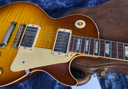 NEW ! 2024 Gibson Custom 1959 Les Paul Standard Reissue Electric Guitar - Murphy Lab Heavy Aged Slow Iced Tea Fade - Authorized Dealer - 8.75lbs - G02944