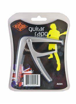 Rotosound Deluxe Guitar Trigger Capo Silver AC01 / Authorized Dealer