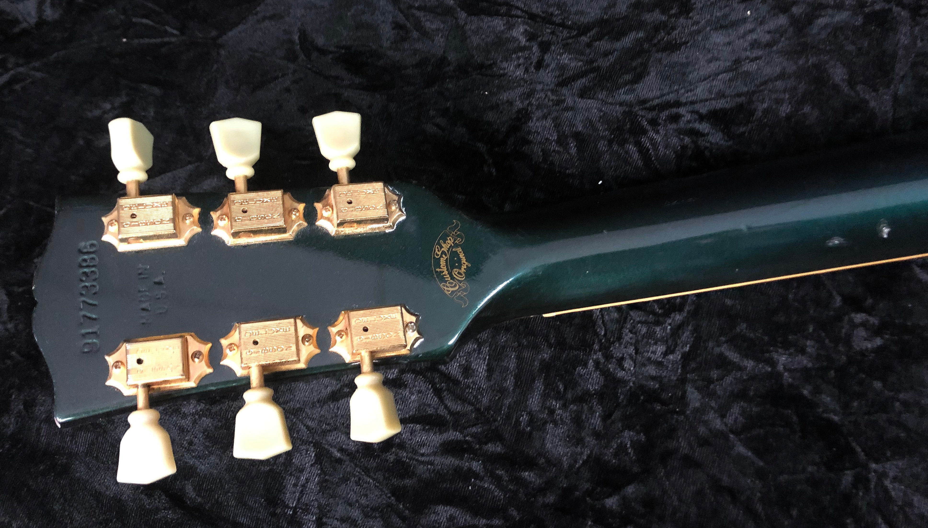 1993 Gibson Custom Shop SG - Metallic Green Finish - From Our Vault! - New Gibson USA Tan Hardshell Case - Serial # 91773386