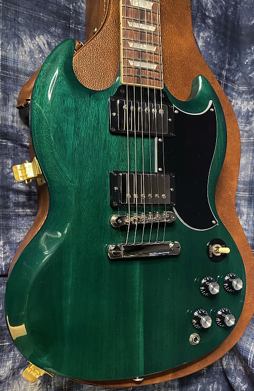 NEW! 2024 Gibson SG Standard '61 Stoptail - Translucent Teal - 6.9 lbs - Authorized Dealer - G04171