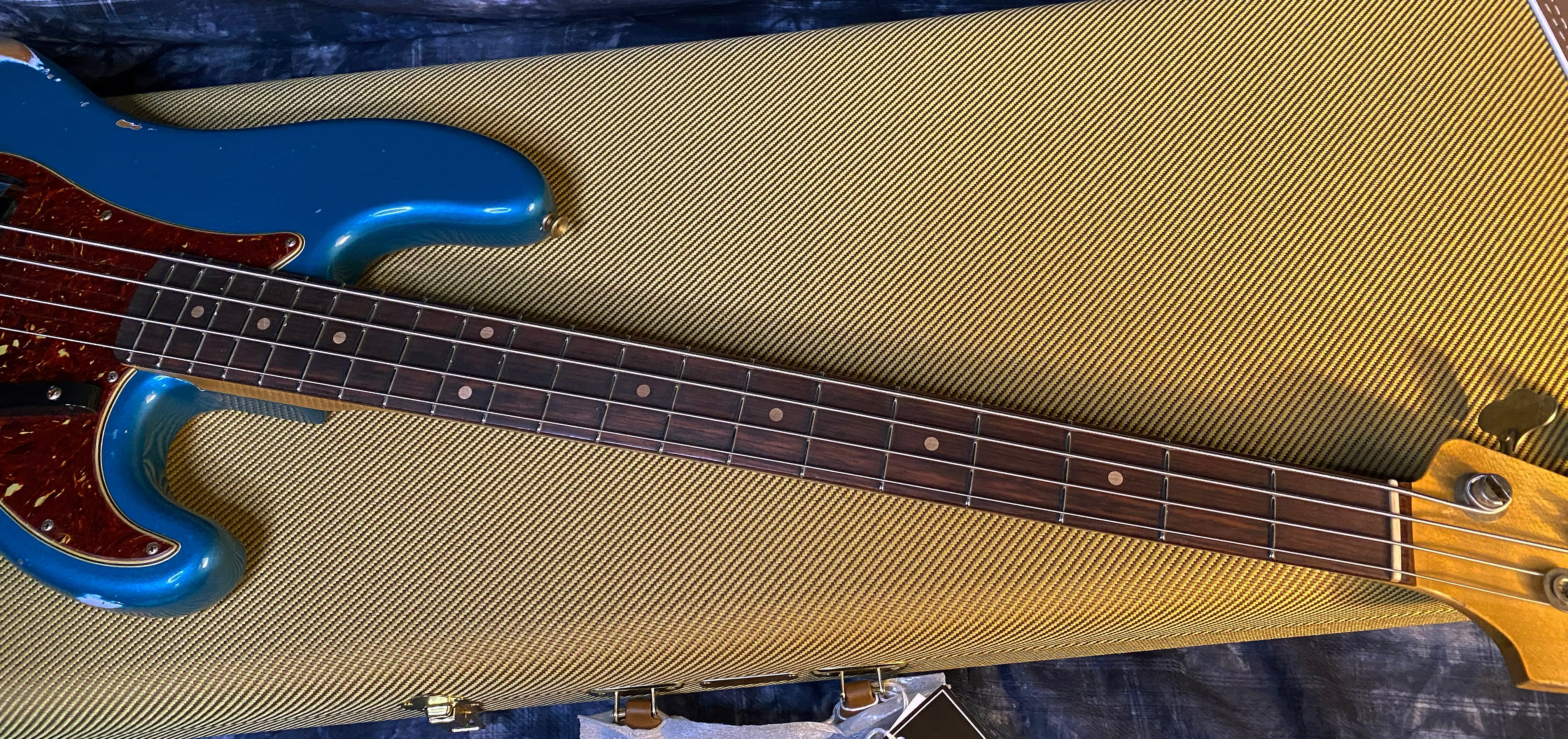 NEW ! 2024 Fender Custom Shop '63 Precision Bass Relic - Ocean Turquoise - 9.1 lbs - Authorized Dealer! In Stock! G03211