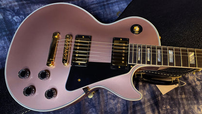 BRAND NEW! 2024 Gibson Dealer Select Custom Shop Les Paul Custom - Rose Gold Authorized Dealer - 10.1 lbs - G03324