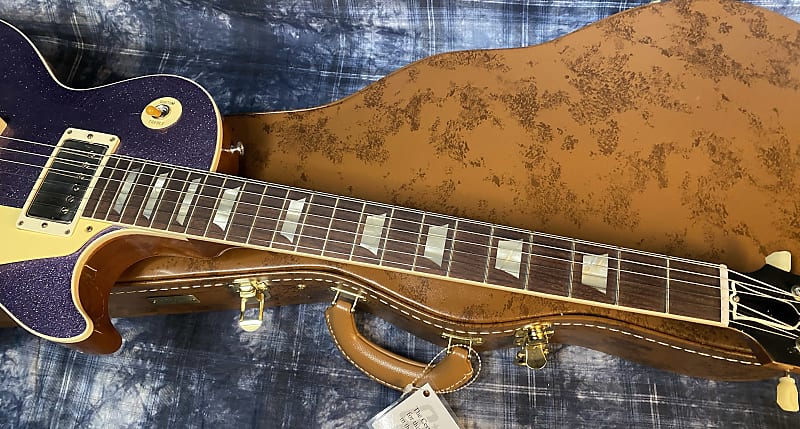 NEW! 2024 Gibson Custom Shop Dealer Select Murphy Lab '57 Les Paul - Purple Sparkle Ultra Light Aged - Authorized Dealer - 8.5 lbs - G04215