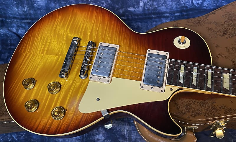 2024 Gibson Custom 1959 Les Paul Standard Reissue Electric Guitar - Murphy Lab Ultra Light Aged Factory Burst - Killer Flame - Authorized Dealer - 8.6lbs