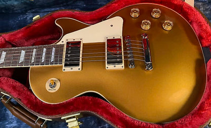 NEW ! 2024 Gibson Les Paul 50's Standard Bizarre Guitar 50th Anniversary Limited Edition All Gold Top, Back & Neck - Upgraded 57 Classic Pick-Ups - Speed Knobs - Titanium Saddles - Authorized Dealer - G03761 - 9.25 lbs