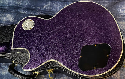 NEW! 2024 Gibson Dealer Select Custom Shop Les Paul Custom Purple Sparkle - Authorized Dealer - 10.3 lbs G03953