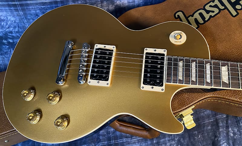 NEW! 2024 Gibson Slash "Victoria" Les Paul Standard Goldtop - Only 8.7 lbs - Authorized Dealer! In Stock! G03768