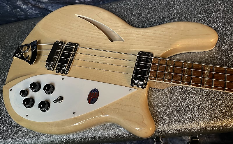 NEW ! 2024 Rickenbacker 4005V Maple Glo Mapleglo MG Semi-Hollow Body Bass - Authorized Dealer - In-Stock! 9lbs G03755