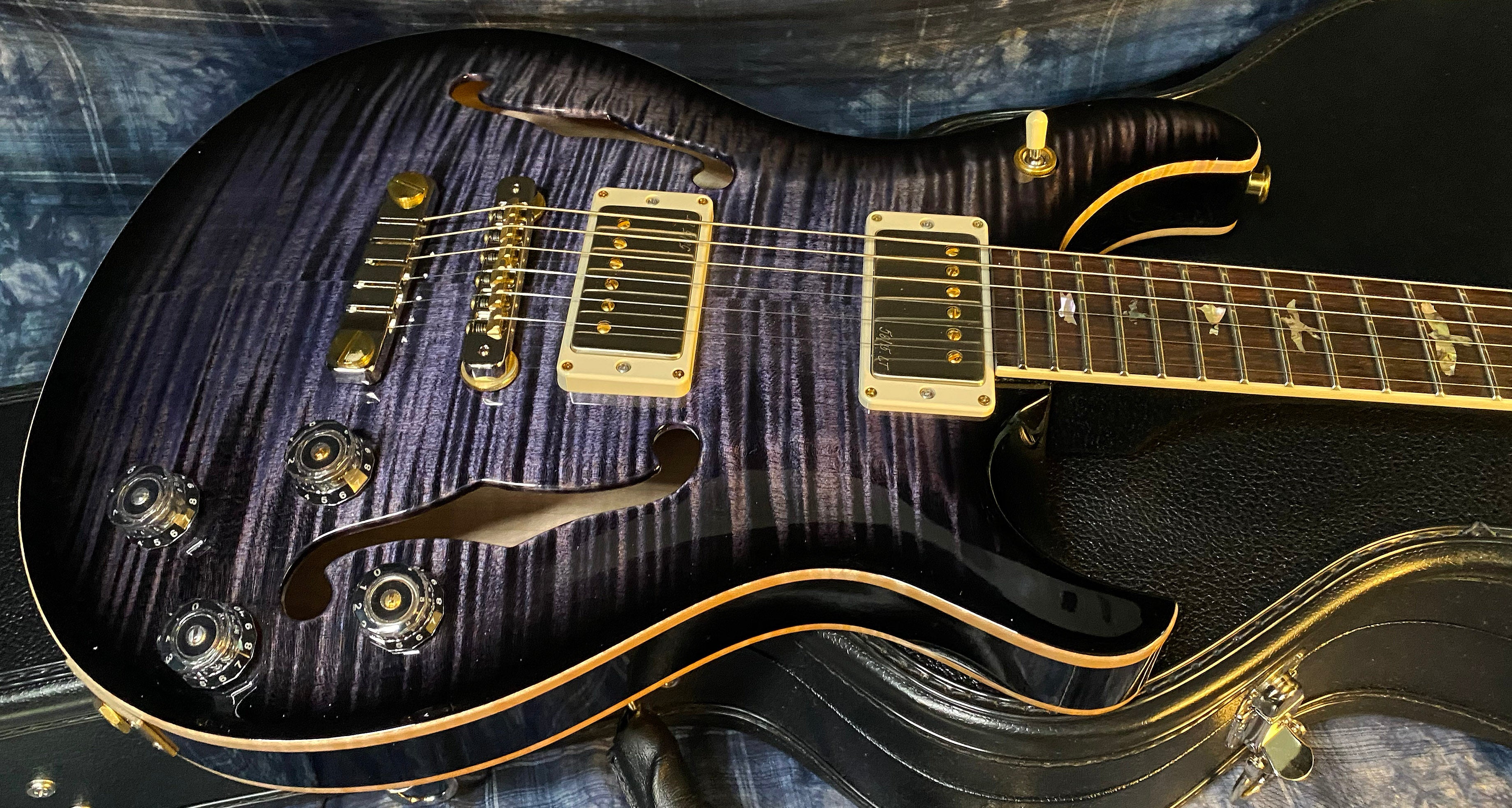 NEW ! 2024 Paul Reed Smith PRS McCarty 594 Hollowbody II 10-Top - Purple Mist - Only 5.65 lbs - Authorized Dealer - G03250