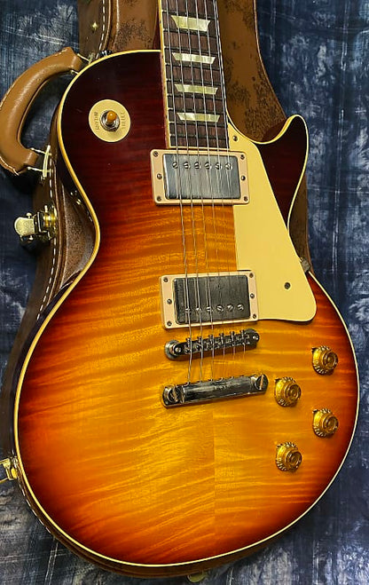 2024 Gibson Custom 1959 Les Paul Standard Reissue Electric Guitar - Murphy Lab Ultra Light Aged Factory Burst - Killer Flame - Authorized Dealer - 8.6lbs