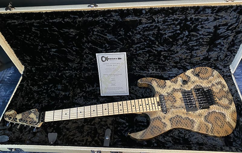 NEW! 2024 Charvel Warren DeMartini USA Signature Snake Snakeskin RATT - Authorized Dealer - In Stock! 7.4lbs G03979